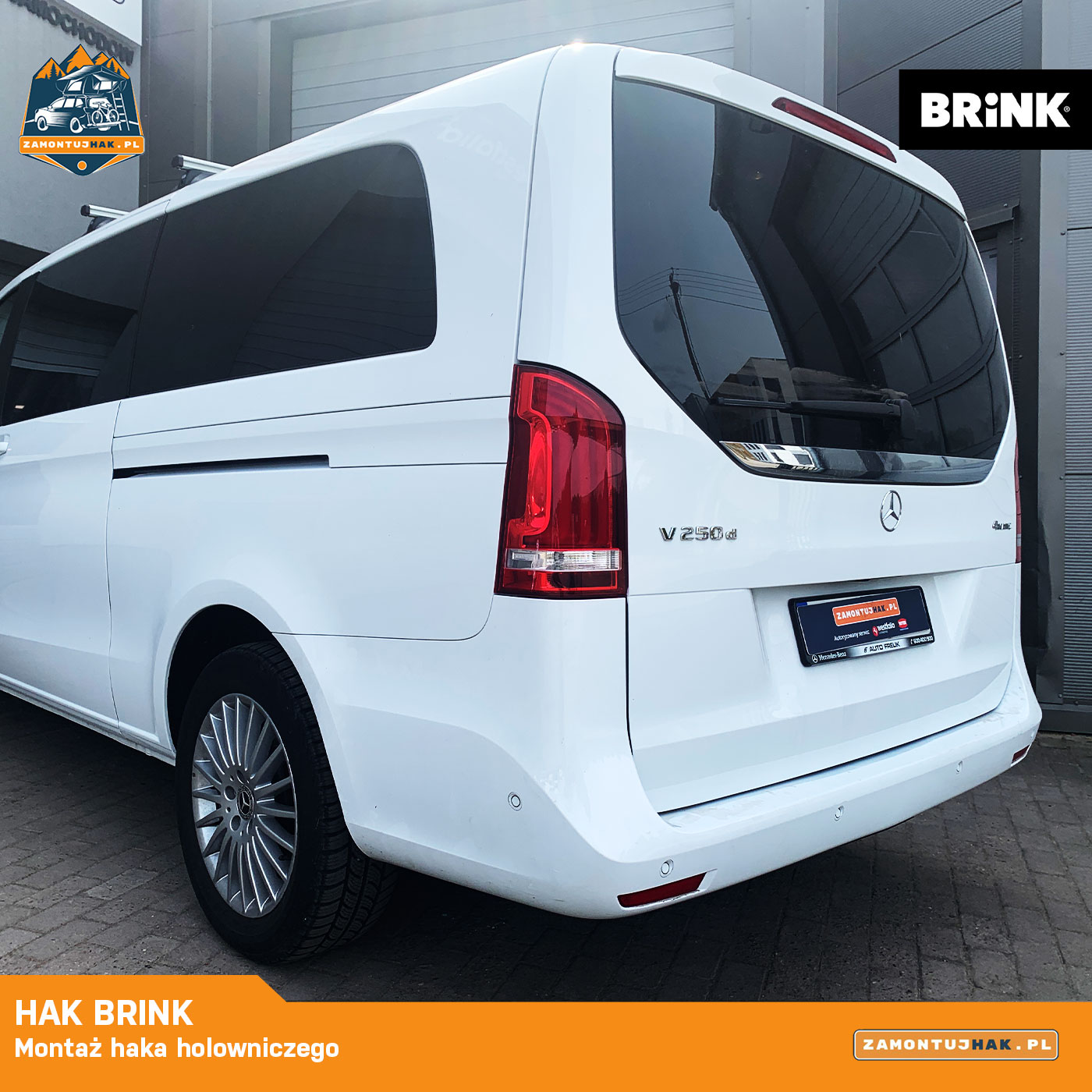 hak do mercedesa V250d
